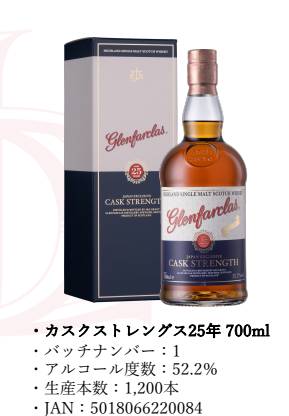 グレンファークラス25年Batch1 52.2%/オフィシャル-