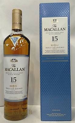 マッカラン15年トリプルカスク_43%_700ml 並行品，スコッチウイスキー，シングルモルトウイスキー販売